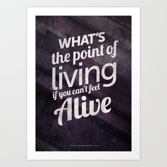 What's the point Art Print