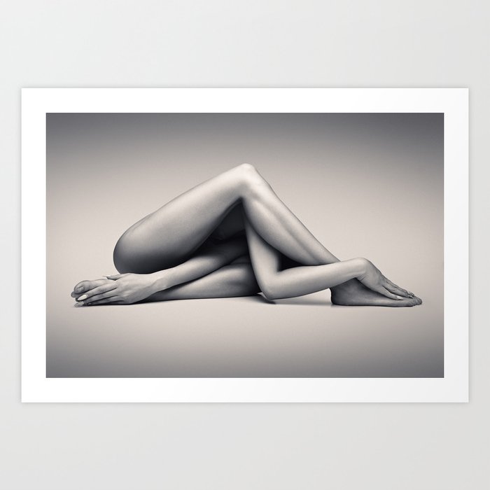 Sexy Woman Thong Rear View Photo Bent Over Art Wall Room Poster