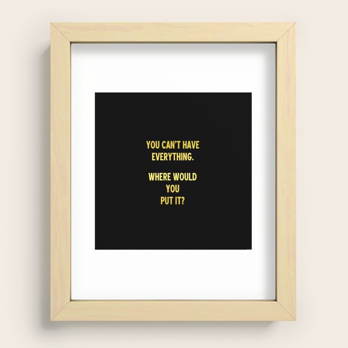 Recessed Framed Print