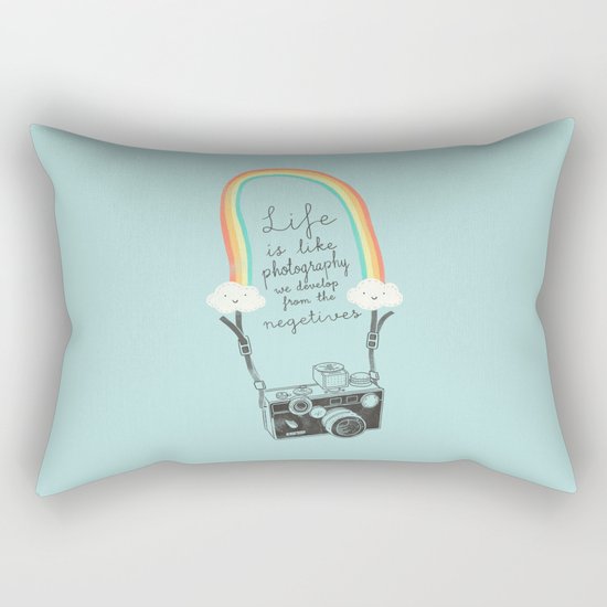 Life is like Photography Rectangular Pillow