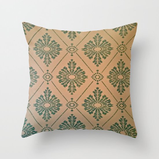 Green Throw Pillow