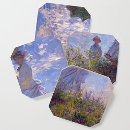 Claude Monet - Woman with parasol Coaster