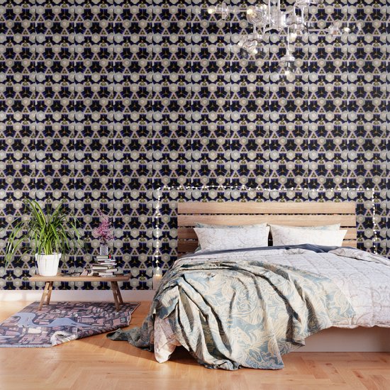 Modern Moroccan Royal Purple Wallpaper