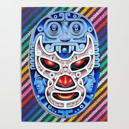 lucha libre mask Poster