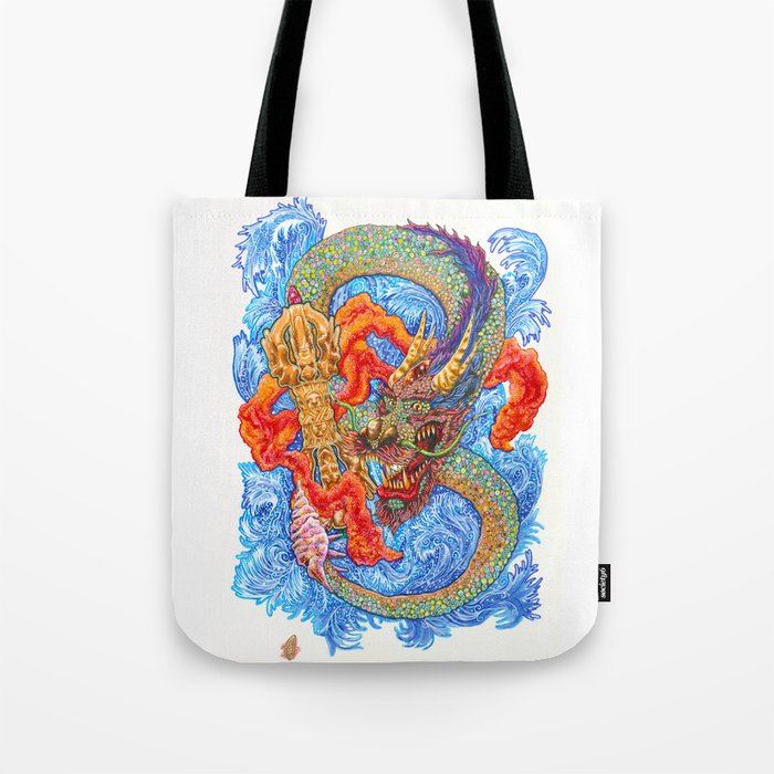 Dragon and the Vajra Tote Bag