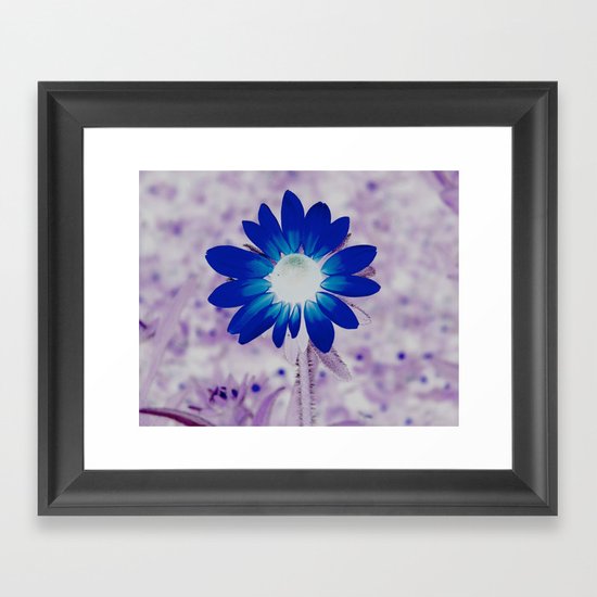 bolt of blue Framed Art Print