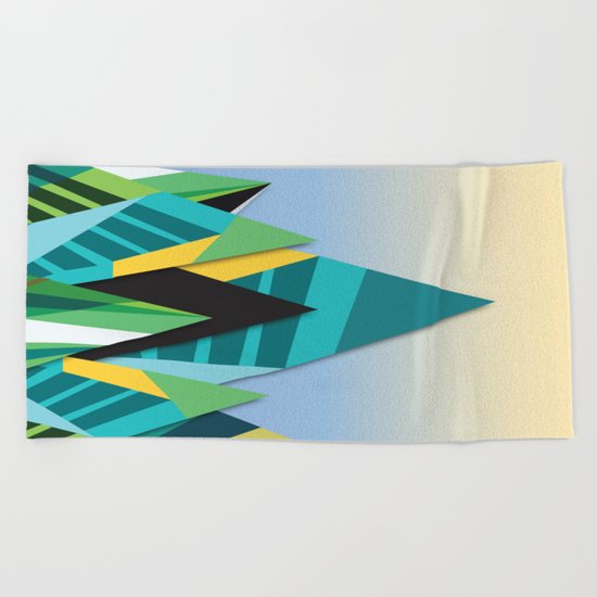 Cosmic Mountains No. 2 Beach Towel