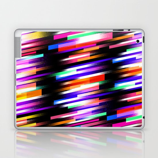 Distorted Skyline Laptop & iPad Skin