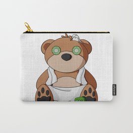 Spa Day Teddy Bear Carry-All Pouch