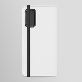 capital letter Q in black and white, with lines creating volume effect Android Wallet Case