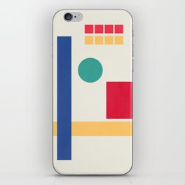 Geometric Abstract Not Balance At All iPhone Skin