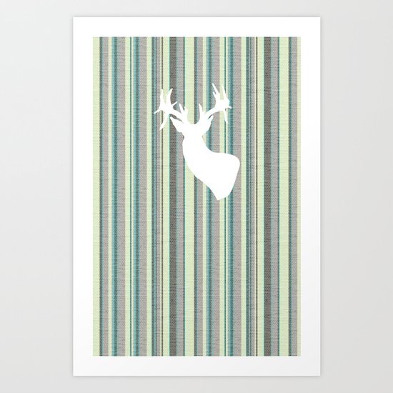 Staggered Art Print