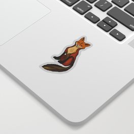 Happy Fox Sticker
