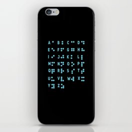 Impaired Letters Awareness Dots Braille iPhone Skin