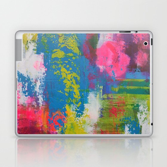 Rainbow Modern Abstraction Laptop & iPad Skin