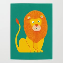 Lion kid's room Poster
