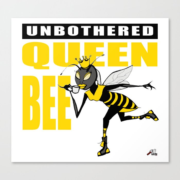 Unbothered Queen Bee Canvas Print