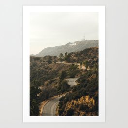 Hollywood Hills Los Angeles Art Print