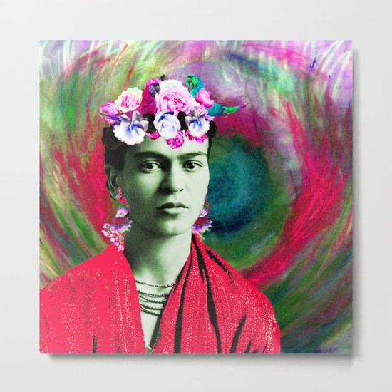 Frida Love's Freeda Metal Print