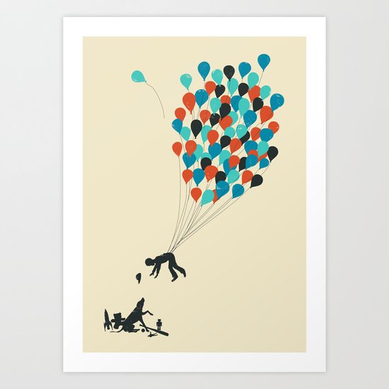 Growing Up Art Print