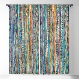 Stripes and Beads Blackout Curtain