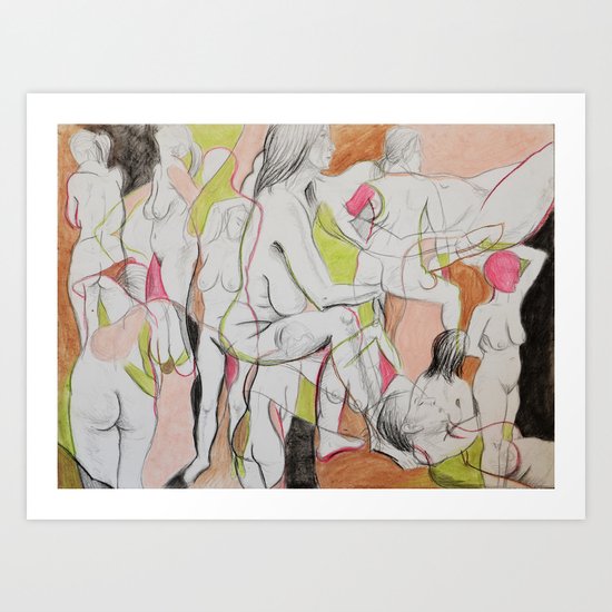 Mademoiselle Art Print