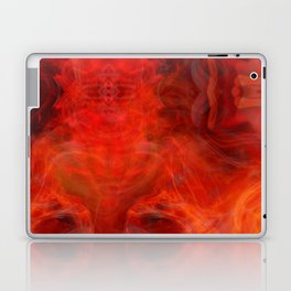 Red Shapes Laptop Skin