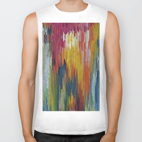 Abstract painting 112 Biker Tank