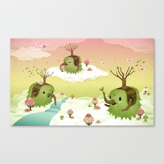Mossiphants Canvas Print