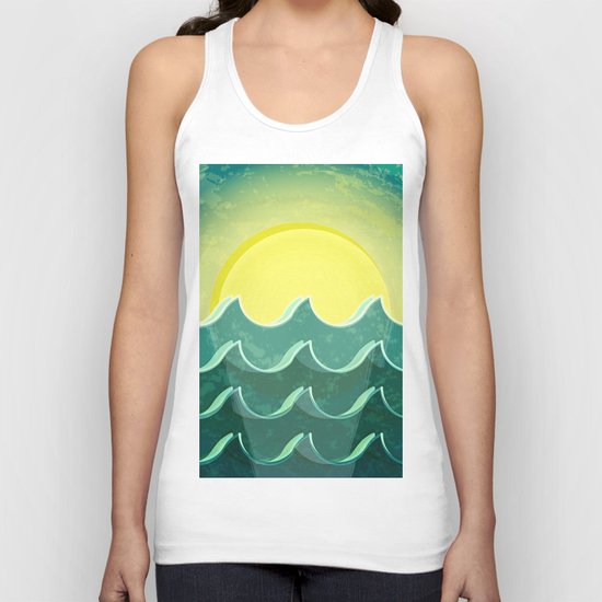 Sun and sea Unisex Tank Top