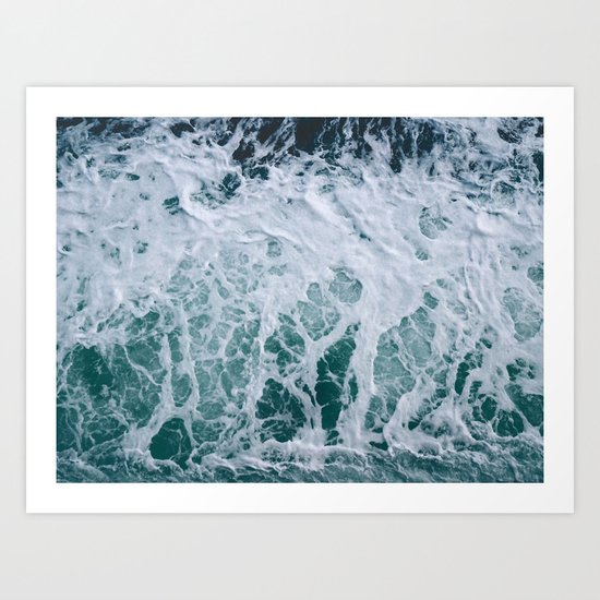 Sea Foam Art Print