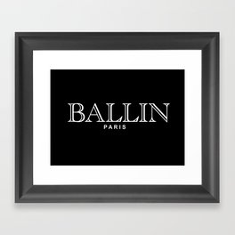 BALLIN PARIS Framed Art Print