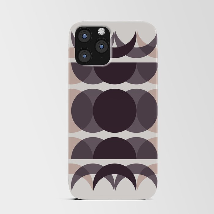 Moon Phases Abstract XIII iPhone Card Case
