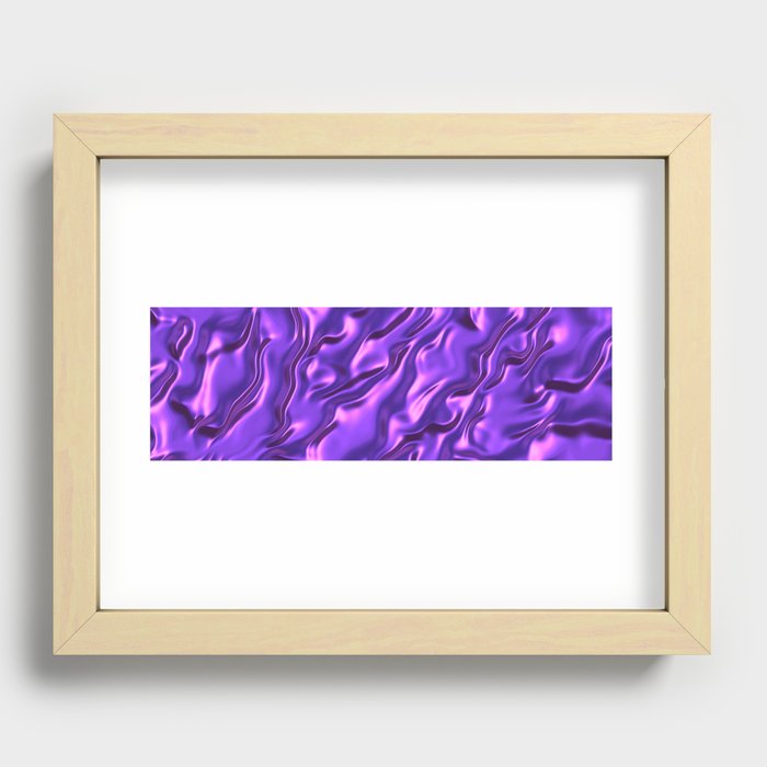 Luxury pink violet Recessed Framed Print