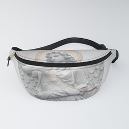 No3 in White Antique Statues Trio Fanny Pack