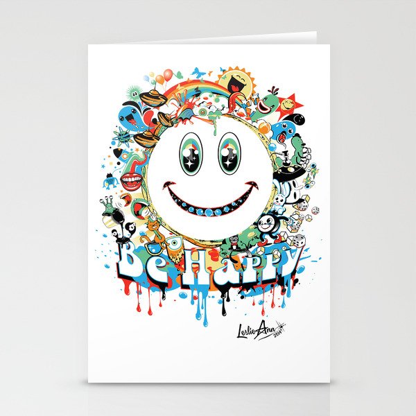 Be Happy Stationery Cards