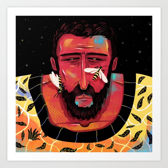 tokugawa smile Art Print