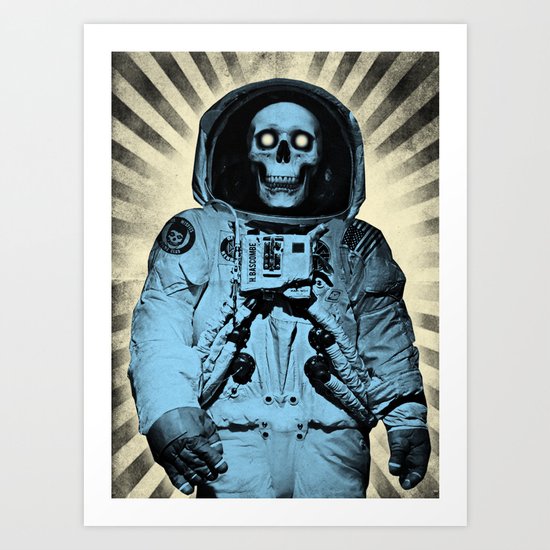 Punk Space Kook Art Print