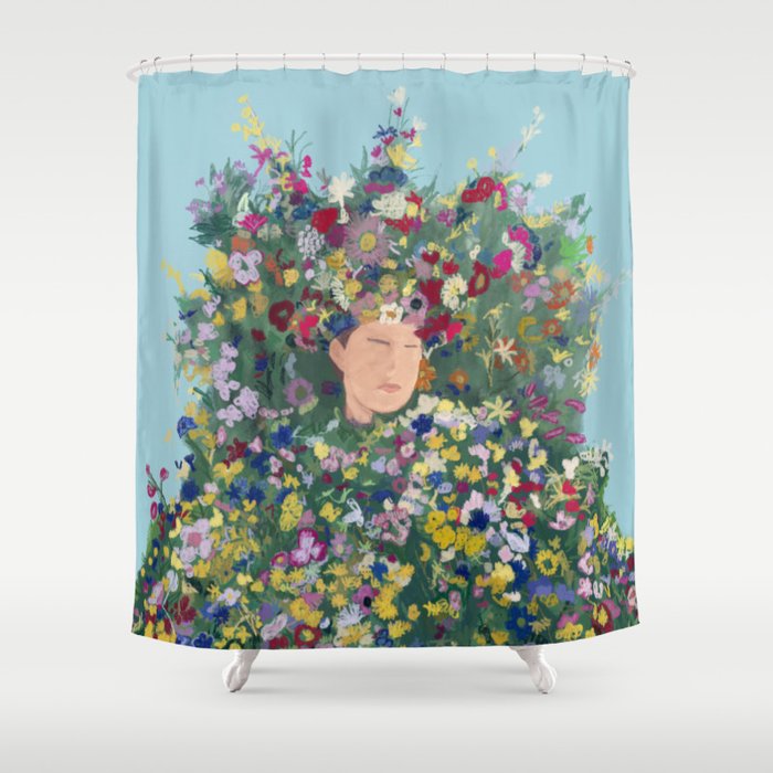 Midsommar May Queen Shower Curtain