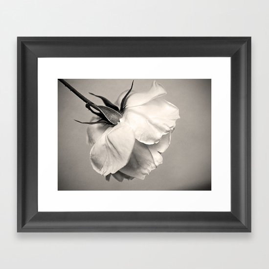 the love is gone Framed Art Print