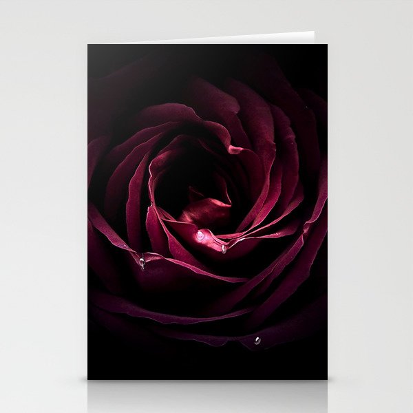 Purple rose Stationery Cards