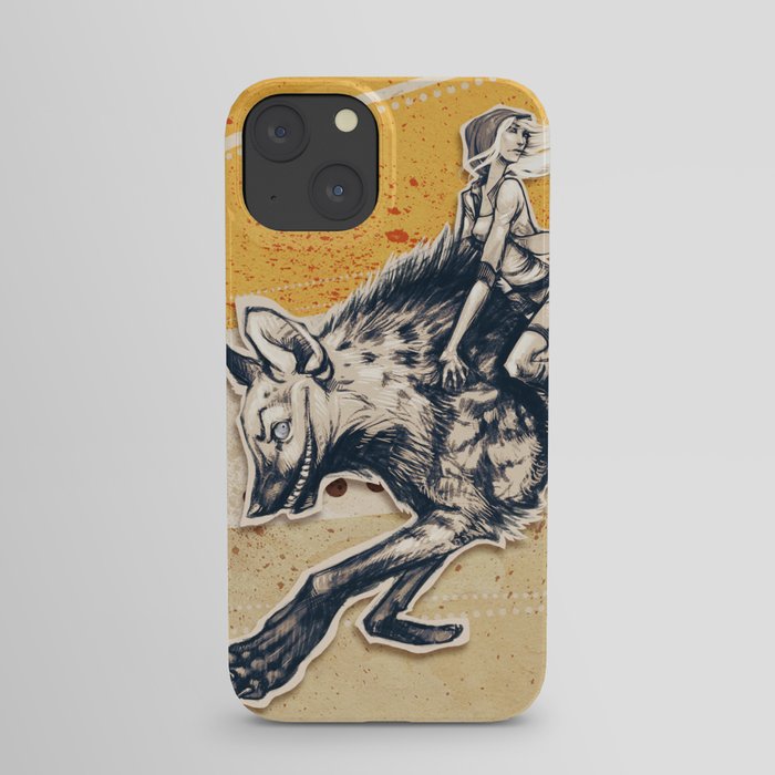 Hyena Rider iPhone Case