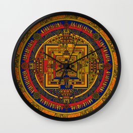 Mandala Wall Clock