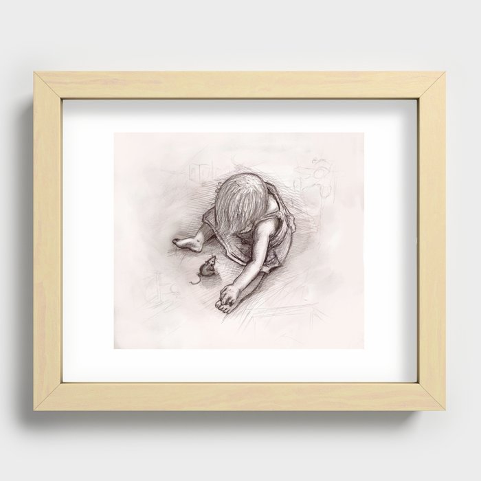 Ruby and the Rat Recessed Framed Print