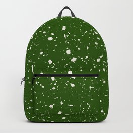 Green Terrazzo Seamless Pattern Backpack