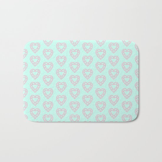 Happy Heart Gems Bath Mat
