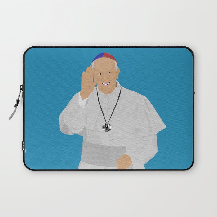 Pope Francis - San Lorenzo version Laptop Sleeve