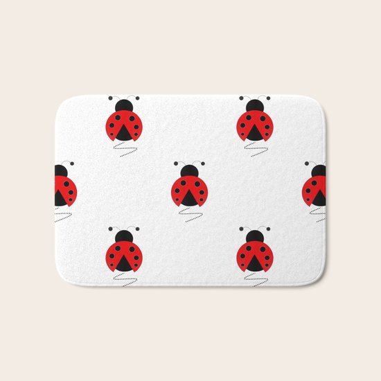 Ladybugs Bath Mat