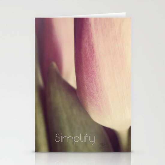 Simplify Stationery Cards