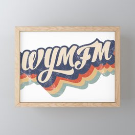 WYMFM Retro Edition Framed Mini Art Print
